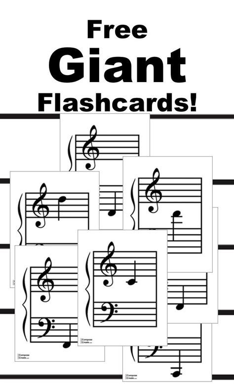 Free Printable Music Note Flashcards - Printable Word Searches