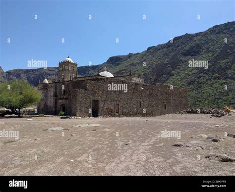 Mision San Francisco Javier, Baja California, Mexico. The old Spanish mission abandoned in 1817 ...