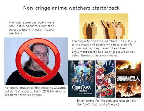 Non-cringe anime watcher starter pack - 9GAG