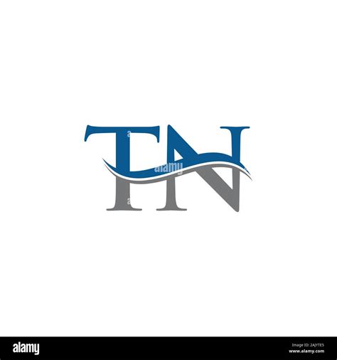 Initial Letter TN Logo Design Vector Template. TN Letter Logo Design Stock Vector Image & Art ...