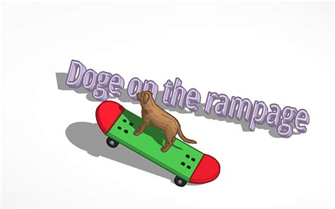 3D design dog - Tinkercad