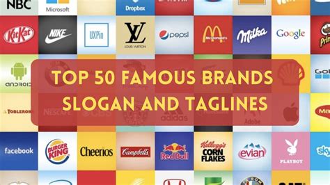 100 Most Influential Brand Slogans Since 1948 Business Slogans - Riset