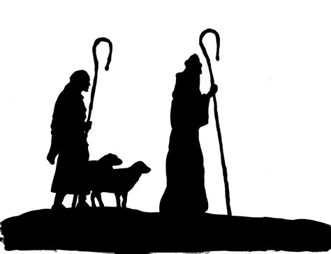 Nativity Silhouette Clip Art - 52 cliparts