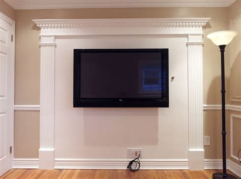 fireplace-overmantel-moldings-for-flat-screen-tv - The Joy of Moldings