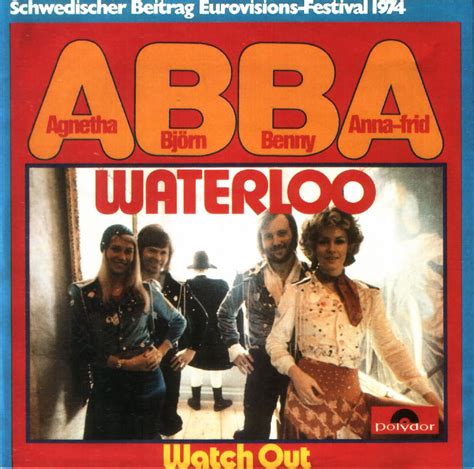 Abba. Waterloo (1974) | Cartable, Musique, Pochette