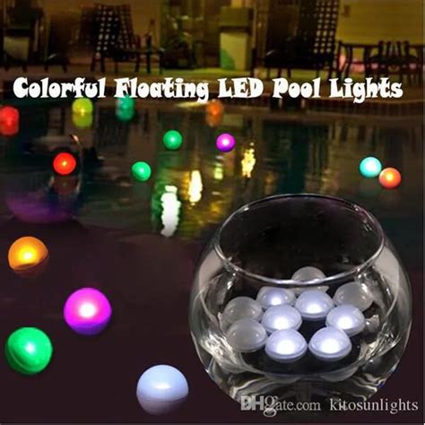 Floating led flashing ball waterproof fairy pearls floating pool lights wedding party ...