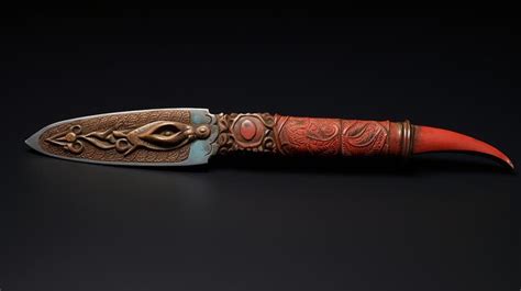 Antique Indonesian Kris Knife Traditional Artifact | Premium AI ...