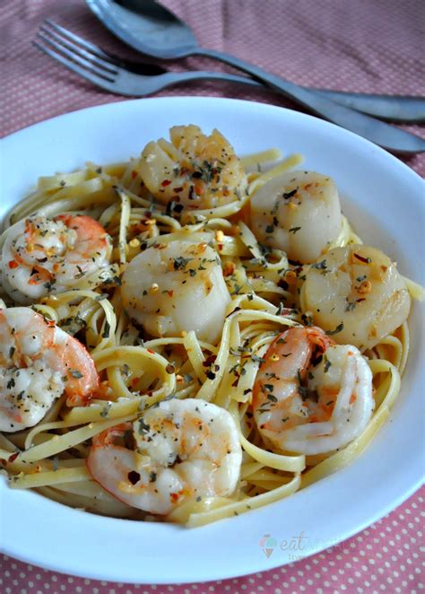 Seafood Linguine - Eat What Tonight