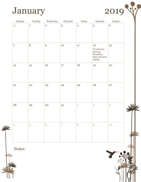 8.5 X 14 Blank Calendar Templates | Example Calendar Printable