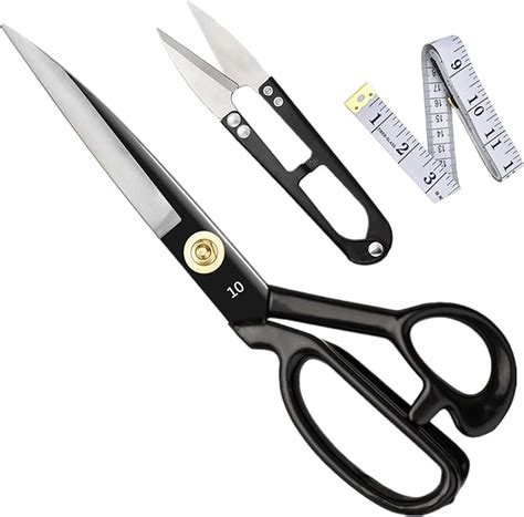 Left-Handed Sewing Scissors 10 Inch(25.5cm) - Fabric Dressmaking Shears, Lefty Tailor's Scissors ...