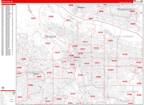 Zip Code Map For Portland Oregon - Ricca Chloette