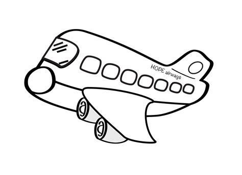 Airplane Drawing Pictures - Cliparts.co