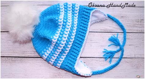 Crochet Beanie Hat With Ear Flaps - ilove-crochet