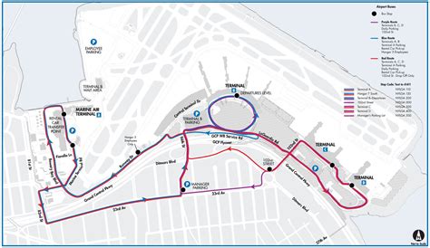 Laguardia Parking Map