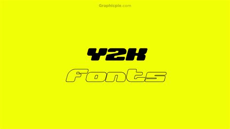 14 Handpicked Y2K Fonts (2024) - Graphic Pie