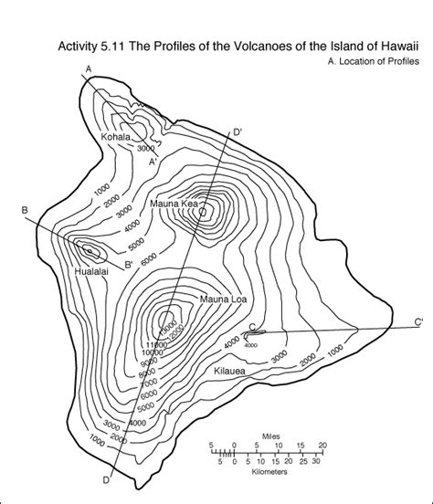 3d Topographic Map Hawaii Island - Map