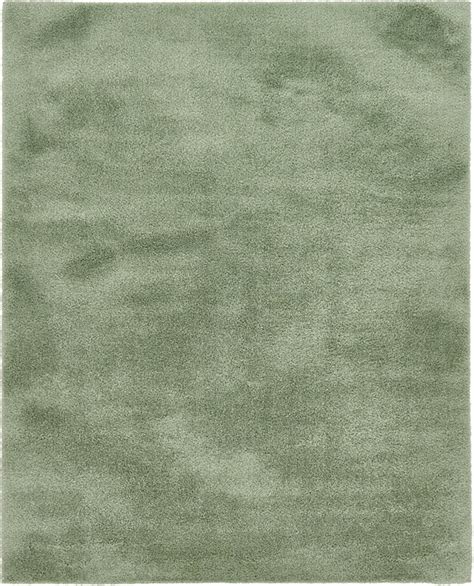 Sage Green 8' x 10' Solid Shag Rug | Area Rugs | eSaleRugs