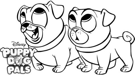 Disney Puppy Dog Pals Coloring Pages Coloring Pages