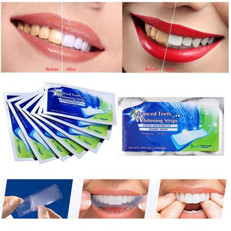 New 2pcs/bag Dental Teeth Whitening Strips Tooth Whitening Strip Tooth ...