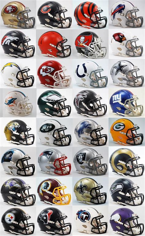 All 32 NFL Current Riddell SPEED Revolution Mini Football Helmets | eBay