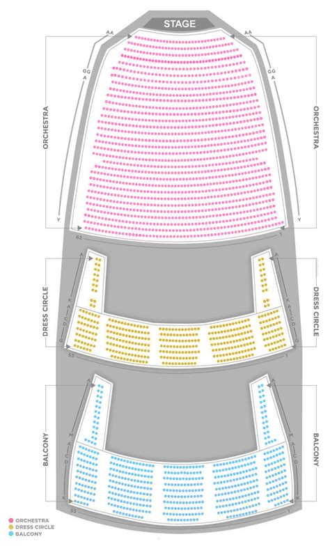 Orchestra Hall Seating Chart | Elcho Table