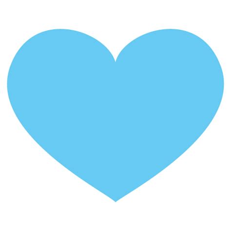 Blue Heart Emoji Transparent