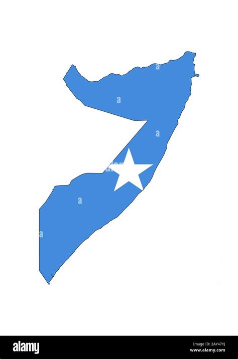 somalia flag map Stock Photo - Alamy