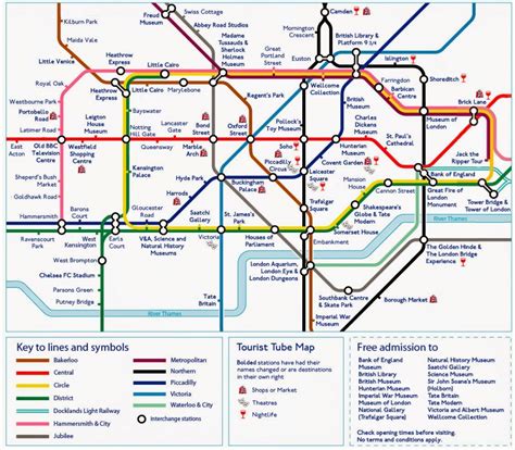 Printable Map Of The London Underground - Free Printable Maps