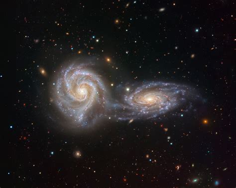 VIMOS’s Final Image - Interacting Galaxies NGC 5426 and NGC 5427