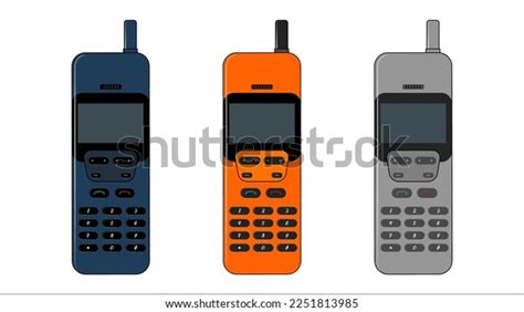 Old Mobile Phone Vector Old Keypad Stock Vector (Royalty Free) 2251813985 | Shutterstock