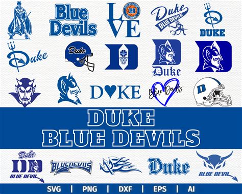 Duke Blue Devils PNG Bundle Duke Blue Devils Svg - Etsy