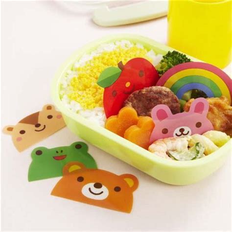 animal rainbow Baran divider sheets for Bento Box Lunch Box - Bento ...