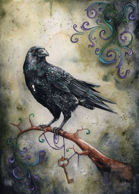 Beautiful raven artwork Crow Art, Bird Art, Crow Images, Raven Wings, Crows Ravens, Art Day ...