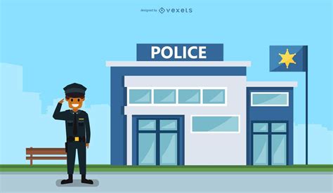 50 best ideas for coloring | Police Station Cartoon