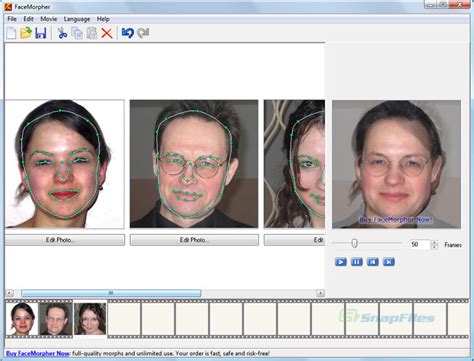 FaceMorpher Multi screenshot and download at SnapFiles.com