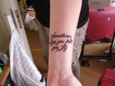 Flying | My first tattoo - 'sometimes, when you fall, you fl… | Flickr