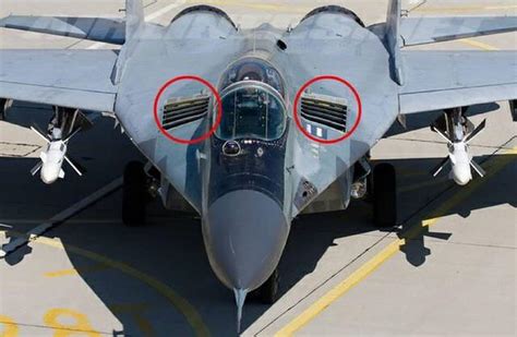 MiG-29 Intake Louvers. The MiG-29 is the world’s first aircraft fitted with dual-mode air ...