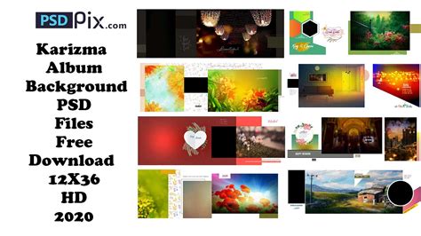 Karizma Album Background PSD Files Free Download 12X36 HD 2020 - PSDPIX.COM