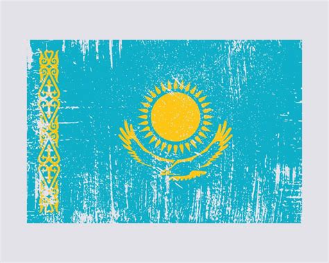 Kazakhstan flag vector 10830978 Vector Art at Vecteezy