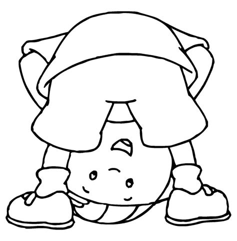 Free Printable Caillou Coloring Pages For Kids | Coloring Pages Collections