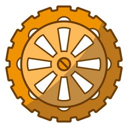 Gear Wheel Icon PNG & SVG Design For T-Shirts