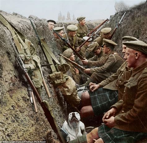 Terror of the Trenches... never looked so REAL: New colourised images ...