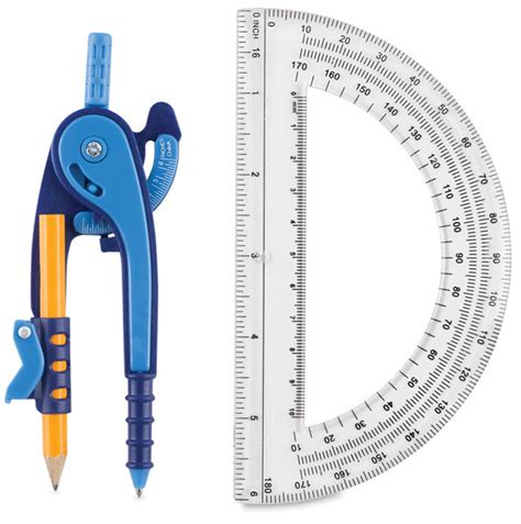 Westcott C-Thru Student Compass and Protractor Set - BLICK art materials