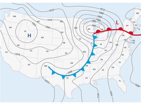 Weather Front Map