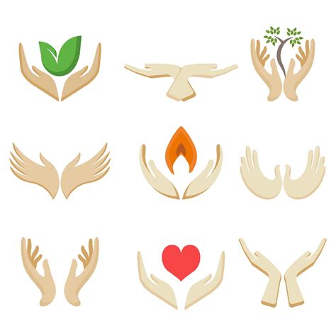 Free Charity Hands Template Logo Vector 174247 Vector Art at Vecteezy