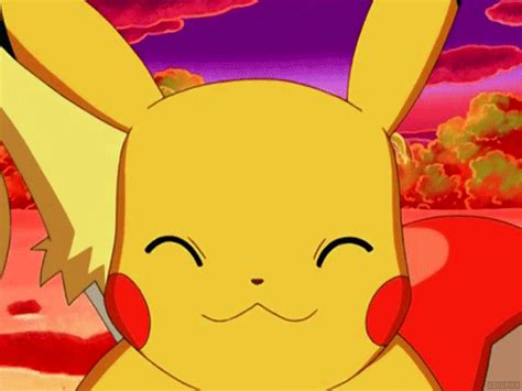 Cute Pikachu Happy And Excited GIF | GIFDB.com