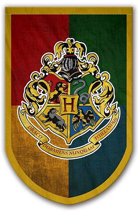 Harry Potter Hogwarts Banner - Hogwarts Flag - Printed on Both Sides - Perfect Conditions For ...