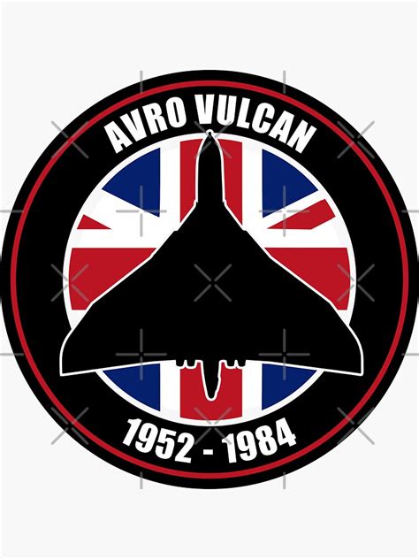 "Avro Vulcan 1952 - 1984" Sticker for Sale by StrongVlad | Redbubble