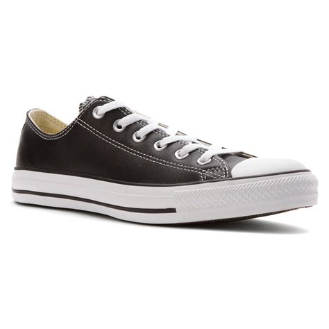 Lyst - Converse Chuck Taylor Leather Low Top Sneaker in Black for Men