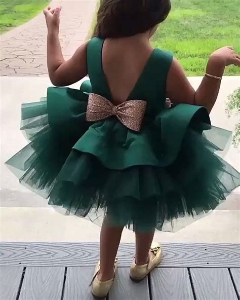 Dark green Frock for Baby Girl | Dresses Images 2022